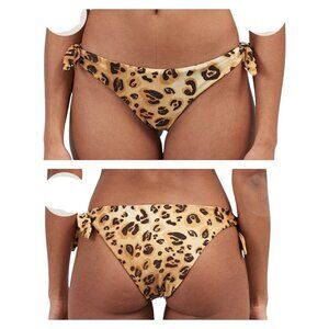 Mara Hoffman Sita Bikini Bottom Leopard Print XS NWT Liner Intact